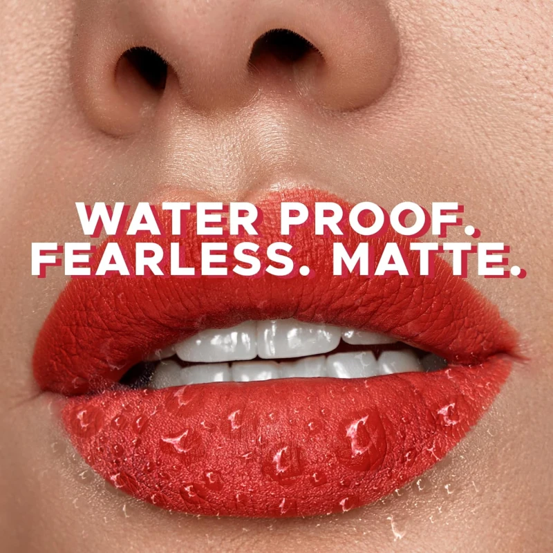 Hilary Rhoda Power Of Matte Liquid Lipstick | Buildable Colour | Long Lasting & Matte Finish | Lightweight & Non-Drying Formula | Smudge Proof & Non-Transferable | 3ml (Fearless Berry - Shade 16) thumbnail 4
